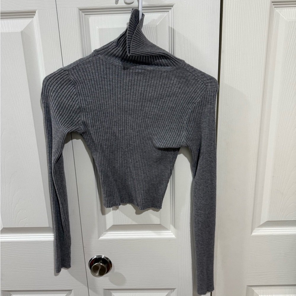 Shein Gray Knit Sweater